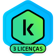 3 Licenças do Kaspersky